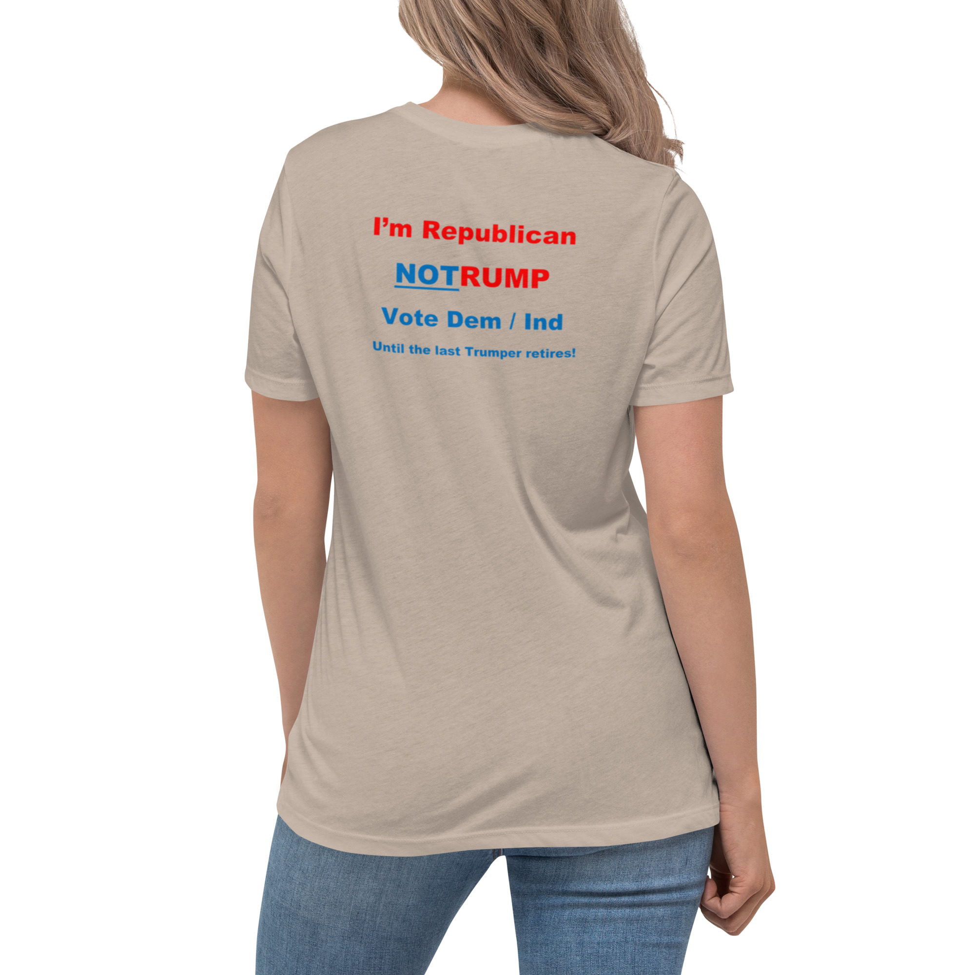 Republican Vote Dem/Ind Women's Relaxed T-Shirt - Image 2