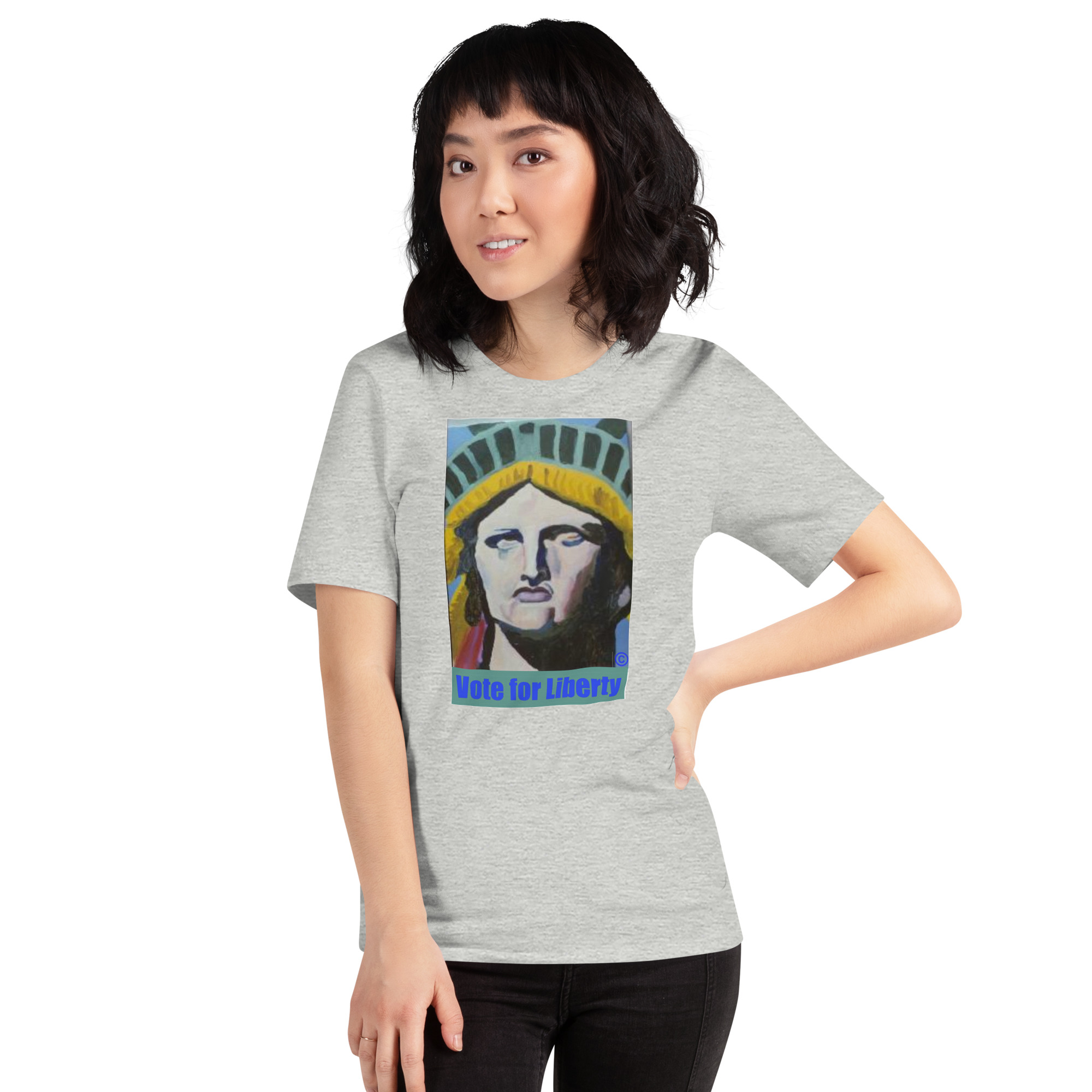 Liberty Front Unisex t-shirt - Image 4
